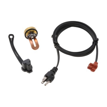 Zerostart Engine Heater - 600W 120V, 1-1/2in. Plug, Brass Adapter International 3100044